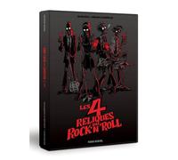 Les 4 Reliques du rock'n'roll - coffret avec vinyle et poster - Arnaud Le Gouëfflec - Fluide Glacial-Audie - Livre CD - Bande dessinée CD