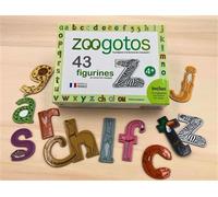 Les 43 grandes figurines zoogotos - Appréhende tactilement et visuellement la forme des lettres en script associées à leur son - Cécile De Vigan - Arcature - Scolaire / Universitaire