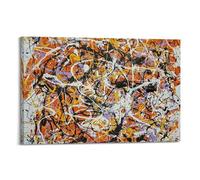 Les 6 affiches d'art Jackson Pollock sont adaptées pour décorer le salon, la chambre à coucher, le bureau, le restaurant, le couloir, la chambre d'enfant, etc. Style cadre 40 x 60 cm