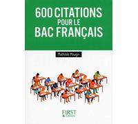 Les 600 citations à connaître pour le Bac Français