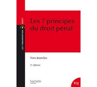 Les 7 principes du droit pénal