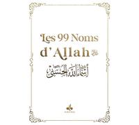 Les 99 noms d'Allah, blanc Edition bilingue français-arabe - REvElation - Albouraq - Poche - Livre
