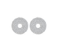 Les Accessoires Compatible Avec Mijia B101CN, Brosse Principale Latérale, Vadrouille, Filtre, Sac À Poussière, Compatible For Dreame L10S 1S B113CN, Pièce De Rechange B116 (Color : Mop rags 2PC)