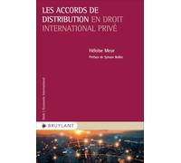 Les accords de distribution en droit international privé