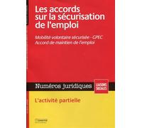 Les accords sur la sécurisation de l'emploi - Juillet 2014 Mobilité volontaire sécurisée - GPEC - Accords de maintien de l'emploi. L'activité partielle. - Dominique Jourdan - Liaisons - broché - Livre