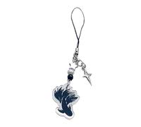 Les acryliques à la mode croisent la perle de borde Charme Lonyard Pack de pendentif de trousseau polyvalent de 2 pour les femmes à la mode