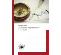 Les actions de preference En droit OHADA - Brahim Kellemi - Universitaires Europeennes - broché - Essai