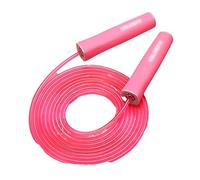 Les adultes sautent la corde, Corde à sauter rapide réglable for cardio fitness, entraînement à domicile et en extérieur, multicolore, 300 cm(Pink)