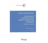 Les Agents Contractuels Dans La Fonction Publique - Exercices 2010-2019
