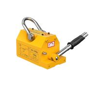 Les aimants de levage robustes sont équipés de grands mousquetons à anneau en U avec déverrouillage, avec poignée, for le levage d'équipements matériels(0.4 Ton)