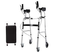 Les Aînés Se Tiennent À Droite Les Marcheurs Roulants Avec Siège 4 Roues Rollator Pliant Robuste Walker Avec Des Accoudoirs