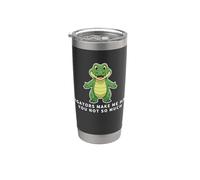 Les alligators me rendent heureuse, vous n'êtes pas si drôles Gobelet isotherme en acier inoxydable double paroi