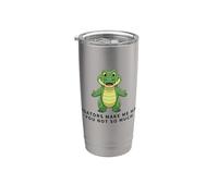 Les alligators me rendent heureuse, vous n'êtes pas si drôles Gobelet isotherme en acier inoxydable double paroi