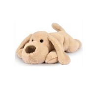 Histoire d'Ours - Peluche allongée Chien beige 40 cm - Ultra doux, matière stretch - HO3332
