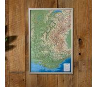 3DMAP - Les Alpes Françaises Et Ses Massifs Alpins - Carte 3D