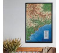 CARTE EN RELIEF DES ALPES MARITIMES