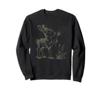 Les Amateurs de Cerfs à Fleurs Vintage croient Respirer, lâcher Prise fantaisiste Sweatshirt