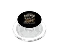 Les Amateurs de cigares et de Bourbon rétro I'll Be in The Backyard PopSockets PopGrip pour MagSafe