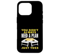 Les Amateurs de Cornhole Ont Besoin d'un Plan Juste pour s'amuser Coque pour iPhone 16 Pro