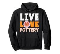 Les Amateurs de poterie Live Love Sweat à Capuche