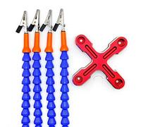 Les amateurs de soudure à la troisième main avec 4 bras mobiles et constructions en aluminium massif bras de soudure flexibles