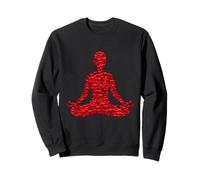 Les Amateurs de Yoga en Forme de cœur Aiment Le Yoga et la Saint-Valentin Sweatshirt