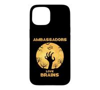 Les Ambassadeurs Aiment Les Cerveaux d'halloween Coque pour iPhone 15
