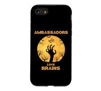 Les Ambassadeurs Aiment Les Cerveaux d'halloween Coque pour iPhone SE (2020) / 7/8