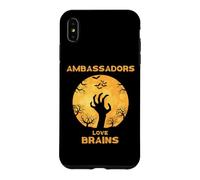 Les Ambassadeurs Aiment Les Cerveaux d'halloween Coque pour iPhone XS Max
