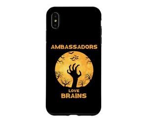 Les Ambassadeurs Aiment Les Cerveaux d'halloween Coque pour iPhone XS Max