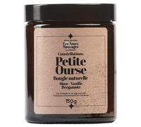 Les Âmes Sauvages - Bougie Naturelle Artisanale Petite ourse - Musc, Vanille, Bergamote - 150gr