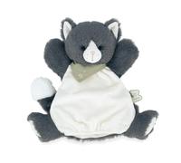 Les Amis Chat CHAMALLOW Doudou MARIONNETTE 25CM Gris