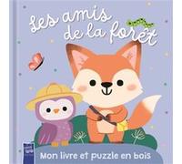 Les amis de la forêt - Mon livre et puzzle en bois - Collectif - Tam-Tam - cartonné - Jeux livres objets