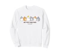 Les Amis de Molang Piu Piu et Pincos s'entendent Mieux Ensemble (Anime) Sweatshirt