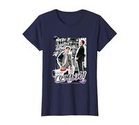 Les Amis Joey Deviennent Commando dans Les vêtements de Chandler T-Shirt, Femme, Bleu Marine, M