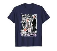 Les Amis Joey Deviennent Commando dans Les vêtements de Chandler T-Shirt, Homme, Bleu Marine, 6XL