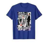 Les Amis Joey Deviennent Commando dans Les vêtements de Chandler T-Shirt, Homme, Bleu Royal, S