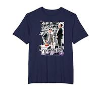 Les Amis Joey Deviennent Commando dans Les vêtements de Chandler T-Shirt, Homme Grandes Tailles, Bleu Marine, 6X Tall