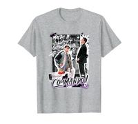Les Amis Joey Deviennent Commando dans Les vêtements de Chandler T-Shirt, Homme, Gris Chiné, M