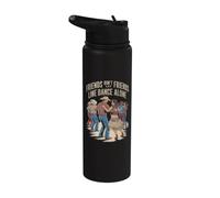 Les amis ne laissent pas leurs amis danser seuls Stainless Steel Insulated Water Bottle