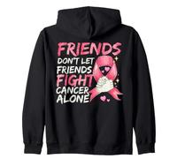 Les Amis ne laissent Pas Leurs Amis Lutter Contre Le Cancer du Sein Sweat à Capuche