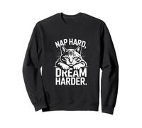 Les Amoureux des Chats de Nap Hard Dream Harder Sweatshirt