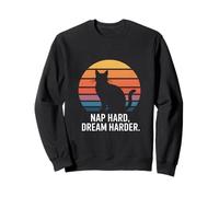 Les Amoureux des Chats de Nap Hard Dream Harder Sweatshirt