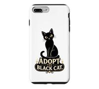 Les Amoureux des Chats Noirs adoptent Le Black Cat Rescue Coque pour iPhone 7 Plus/8 Plus