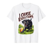 Les Amoureux des Chiens de Black Lab de I Chase Everything T-Shirt