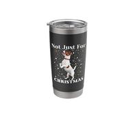Les amoureux des chiens Jack Russell Is For Life Not Just For Christmas Gobelet isotherme en acier inoxydable double paroi