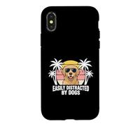 Les Amoureux des Chiens sont Facilement distraits par Les Chiens Qui marchent Coque pour iPhone X/XS