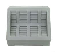 Les ancrages de roue flexibles en TPR pour meubles améliorent la rétention de la position et la défense du sol sur les types de sols intérieurs sensibles (gris)