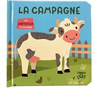 Les ani'doux - La campagne - Livre matières bébé - Imagier illustré avec matières à toucher - Dès 6 mois