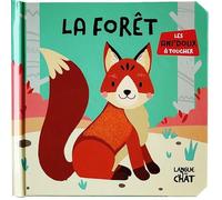 Les ani'doux - La forêt - Livre matières bébé - Imagier illustré avec matières à toucher - Dès 6 mois